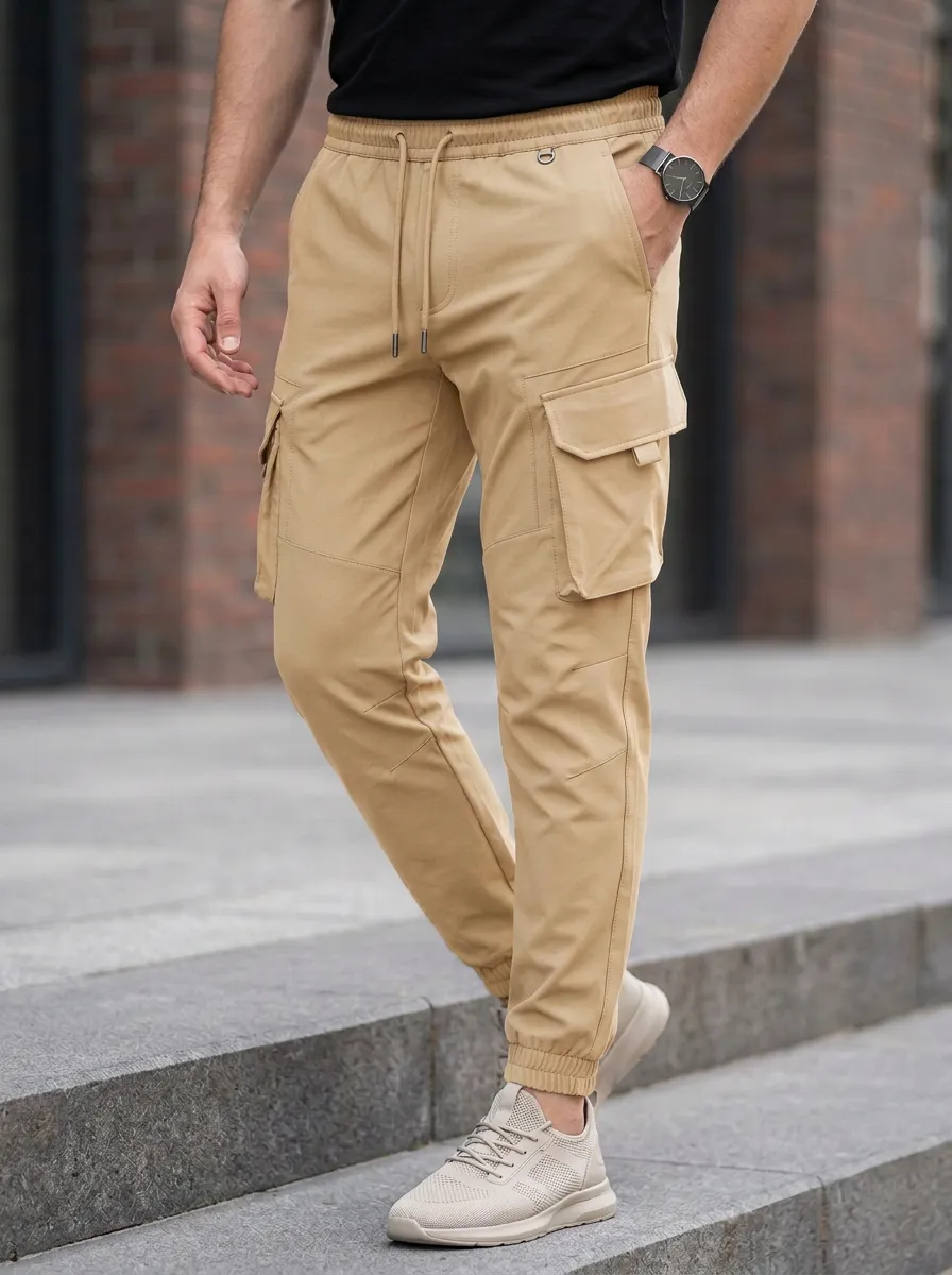 Weekend Daily Wear Men's Cargo Jogger Pants