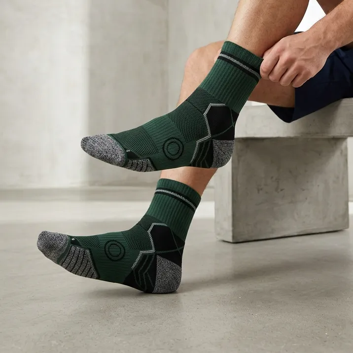 Men's Geometric Performance Socks