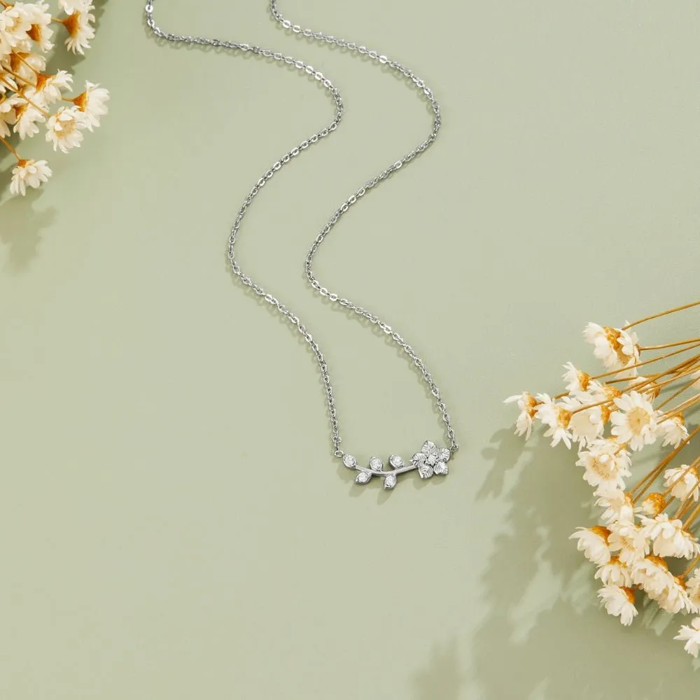 Adjustable Crystal Vine Necklace
