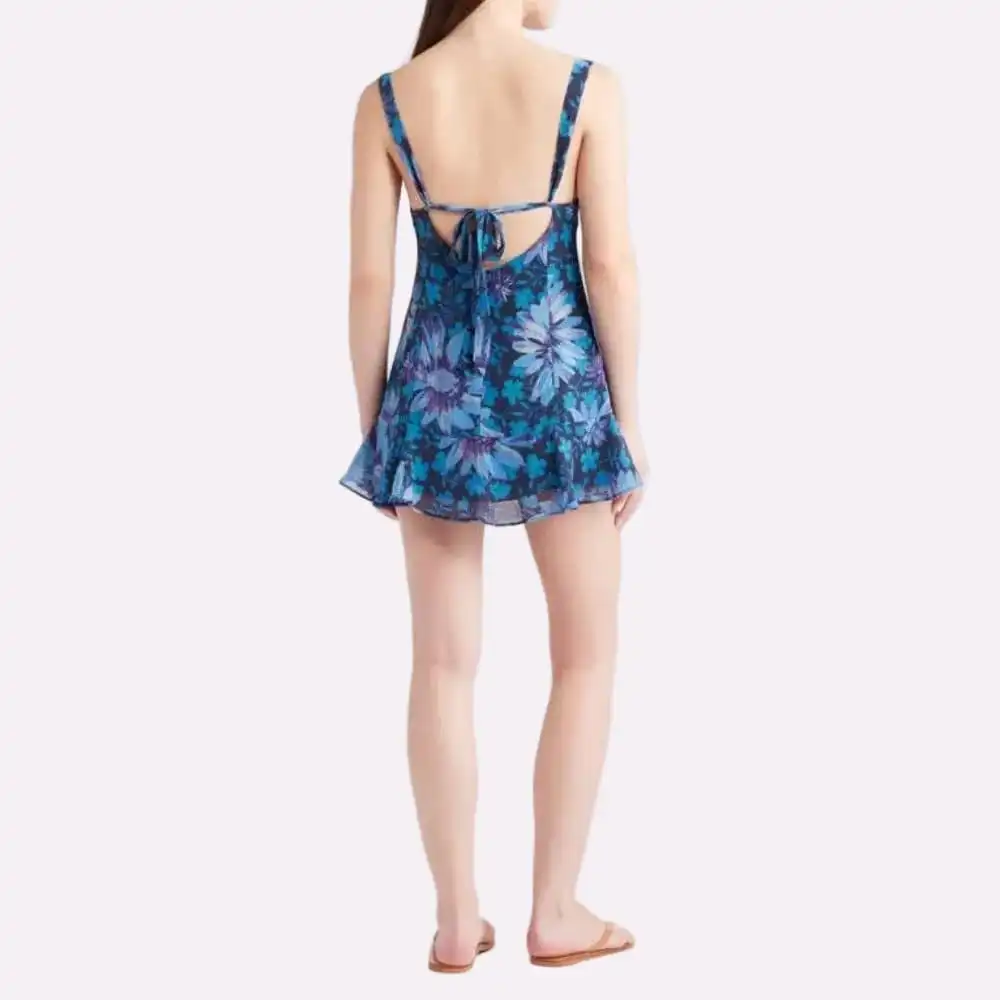 Floral Tiered Women's Mini Dress