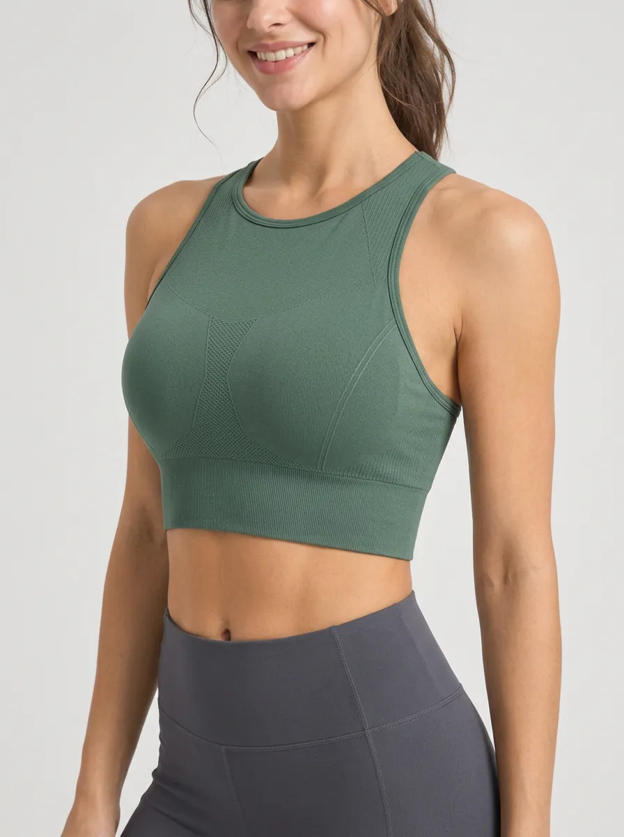 Women's Active Racerback Seamless Sports Bra
