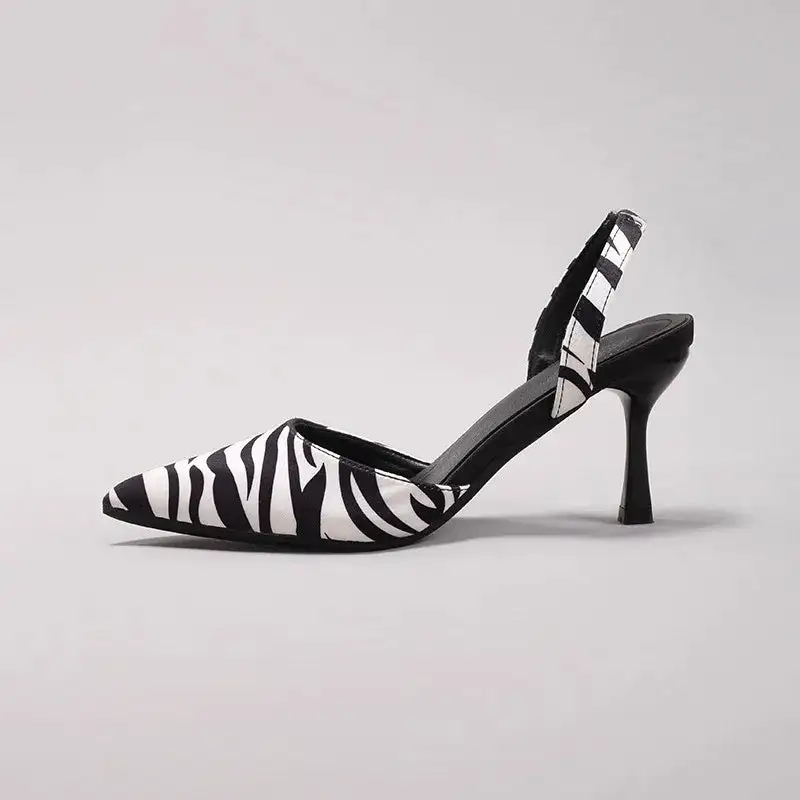 Pointed Toe Slingback Slip On Casual Shoes