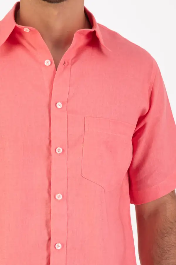 Camisa Mykonos Coral
