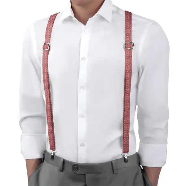 Preston Geometric Pattern Suspenders