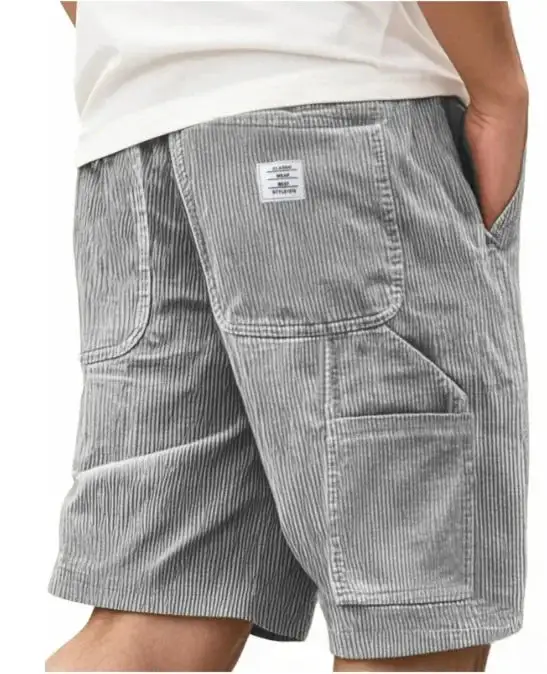 Men's Everyday Roomy Fit Utility Cargo Shorts for Daily Wear