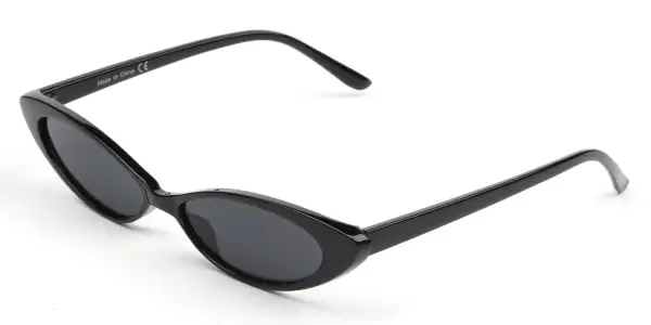 Retro Vintage Slim Oval Sunglasses