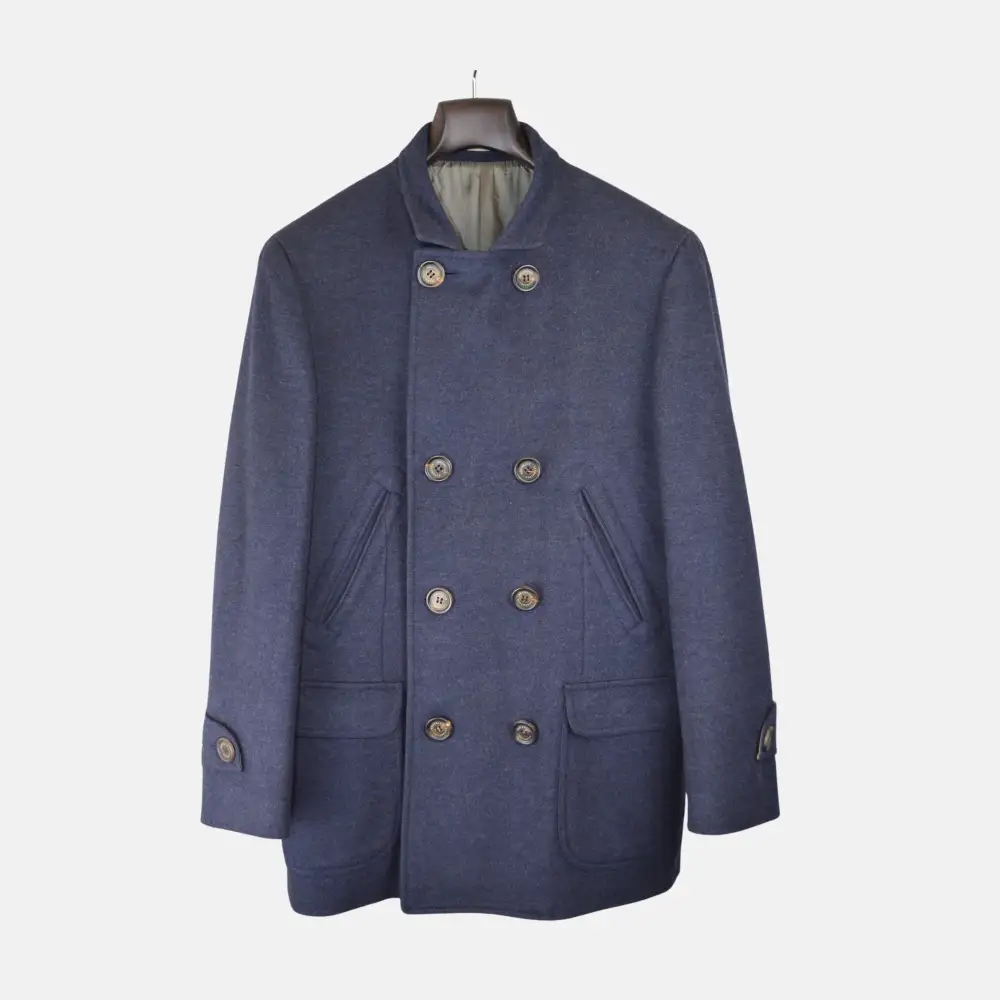 Cashmere Wool Pea Coat
