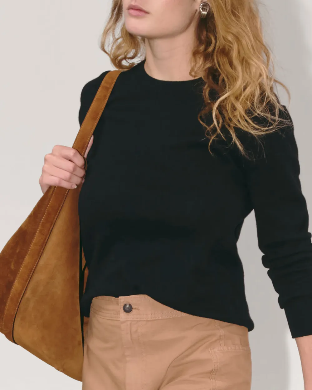 The Black Classic Crew in Cashmere