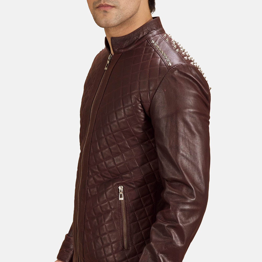 Men's Rugged Refined Biker Leather Jacket
