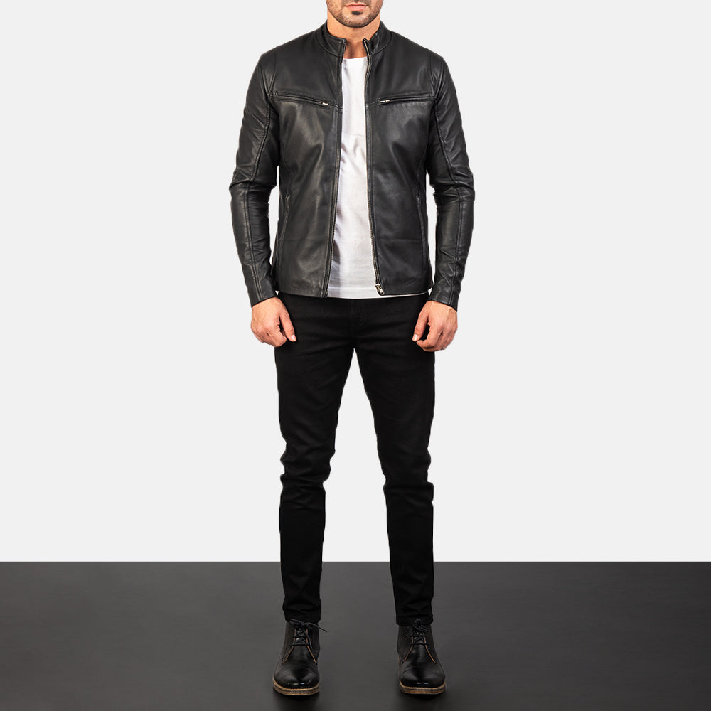 Men's Classic Leather Jacket