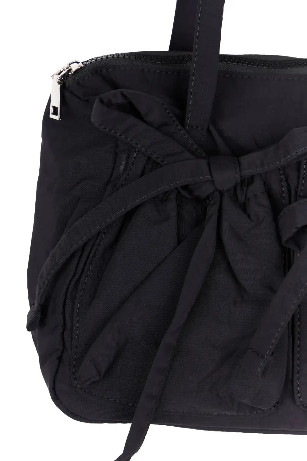 Ribbon Pocket Shoulder Bag