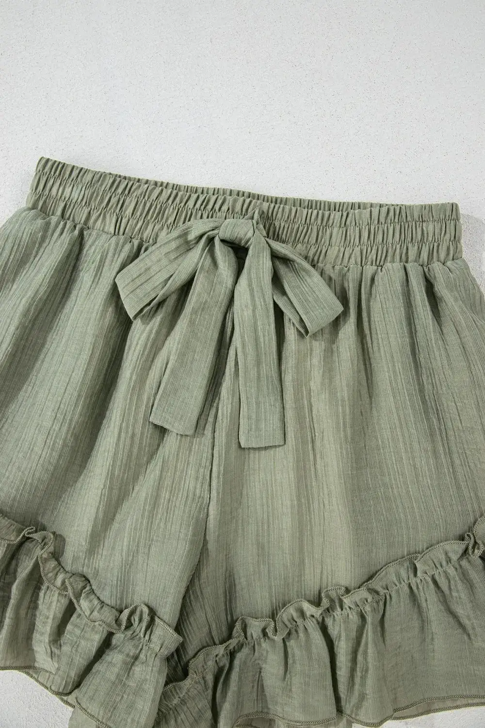 Easy Fit Ruffle Hem Shorts