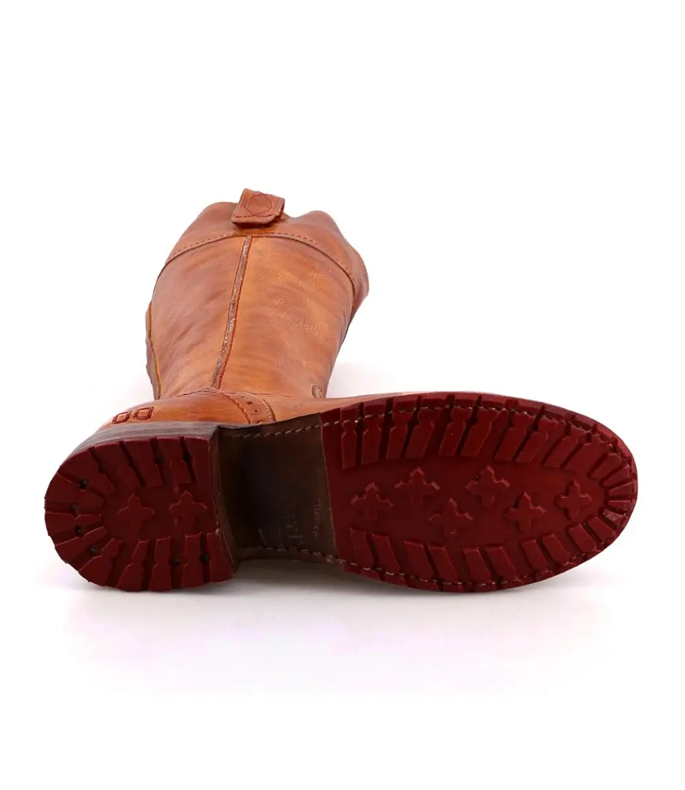 Lug-Sole Streamlined Wide-Calf Tall Boots