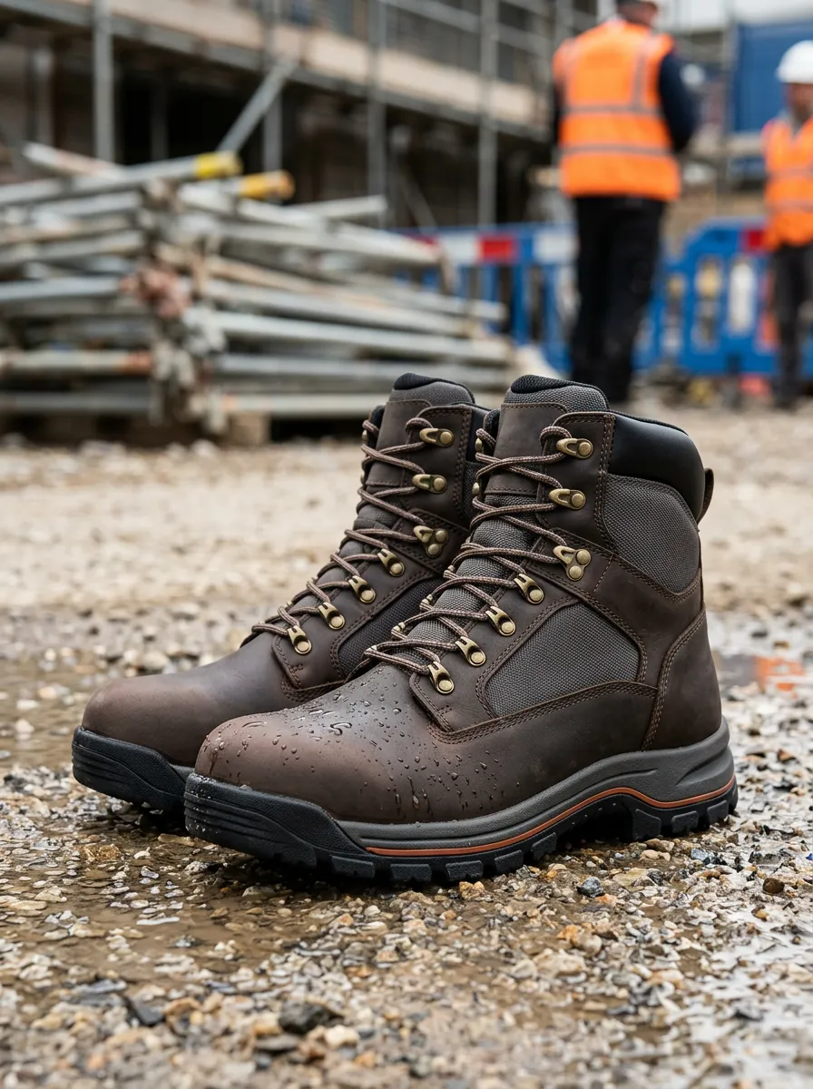 Classic Construction Finish Men' Waterproof Work Boots