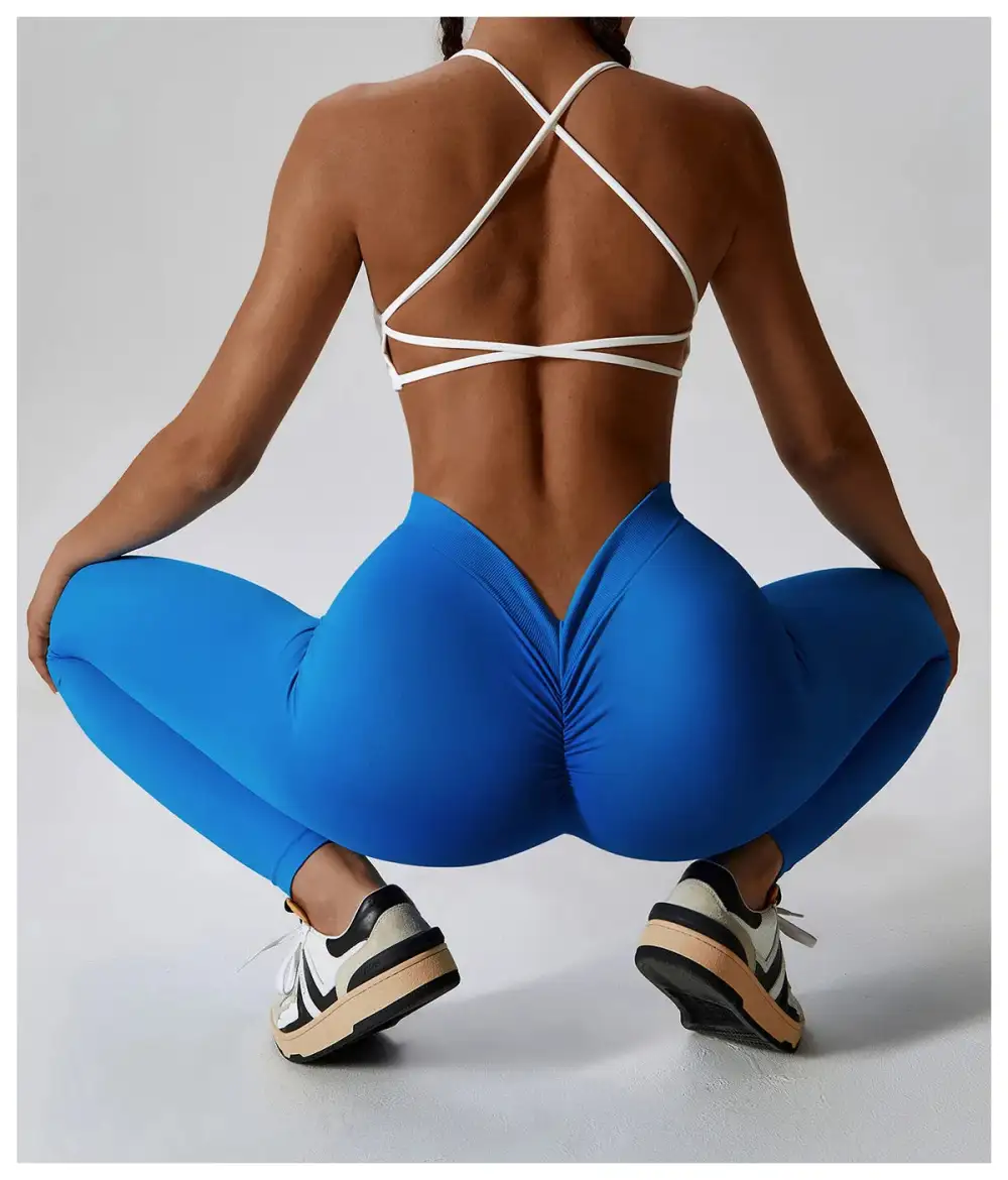 Seamless Yoga Pants Fitness High Waist Gym Running Workout Sports