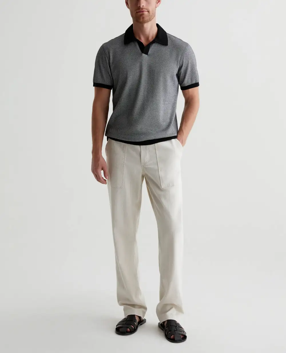 Men's Jacquard Polo Shirt