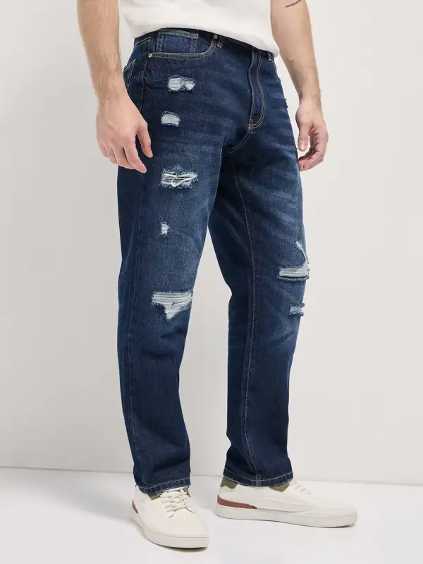 Versatile Relaxed Stretch Pocket Jeans
