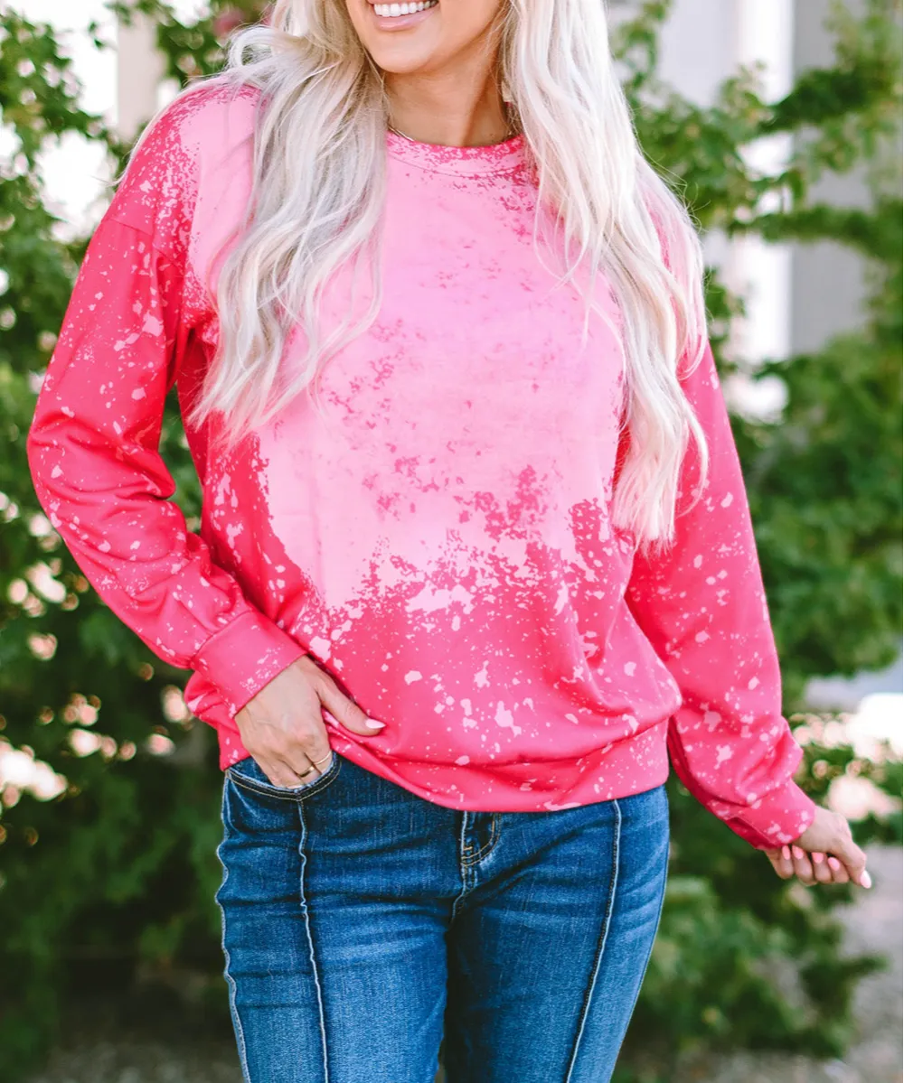 Tie Dye Long Sleeve Sweatshirt