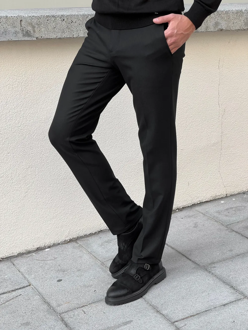 Tailored Side Pocket Slim Fit Tailored Trousers