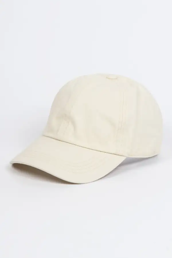 Six Panel Washed Denim Baseball Cap