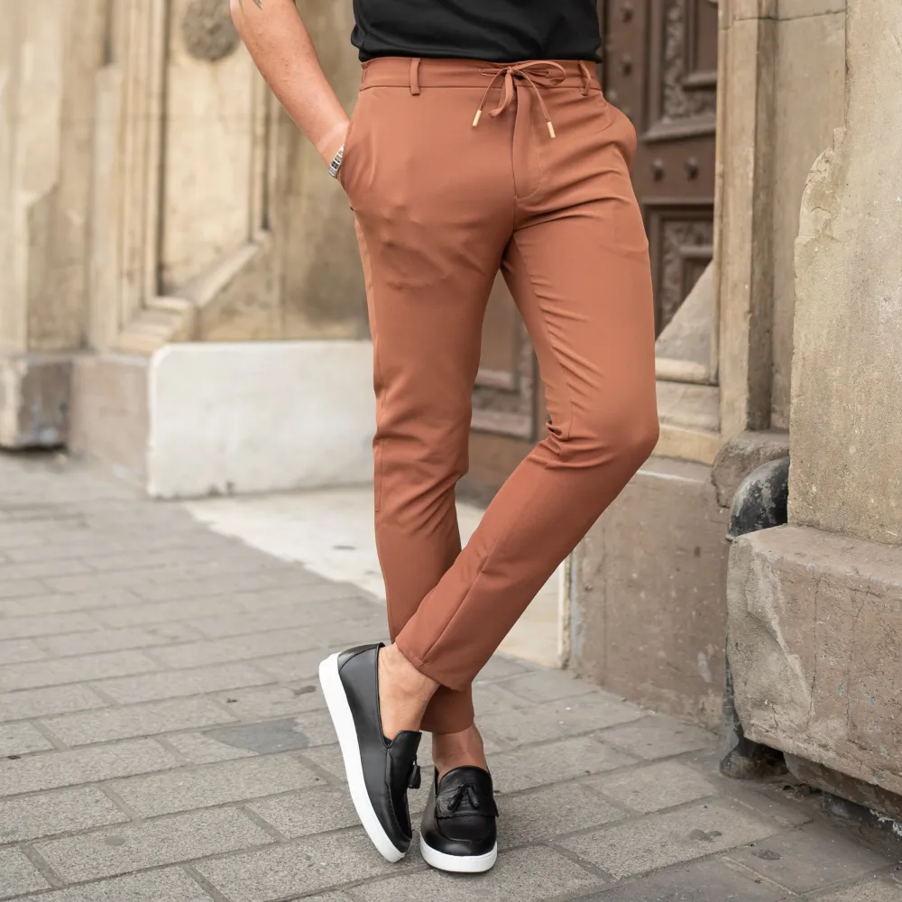 Modern Slim Fit Refined Tailored Trousers