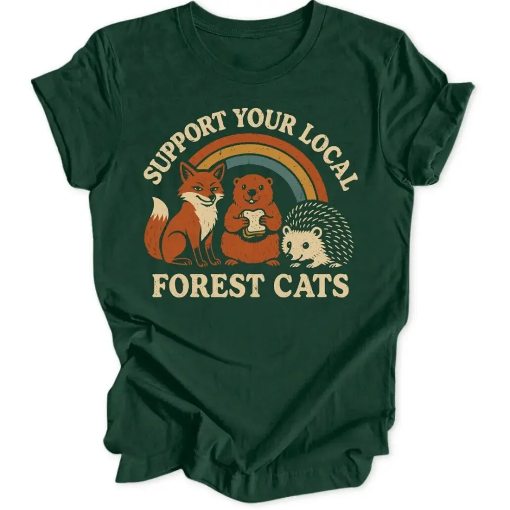 Forest Cats Unisex T-Shirt
