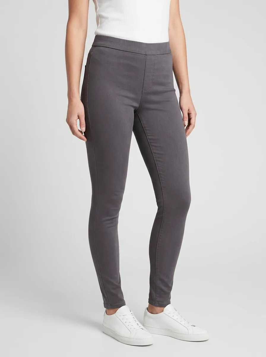 Relaxed High-Stretch Casual Mid-Rise Stretch Pants