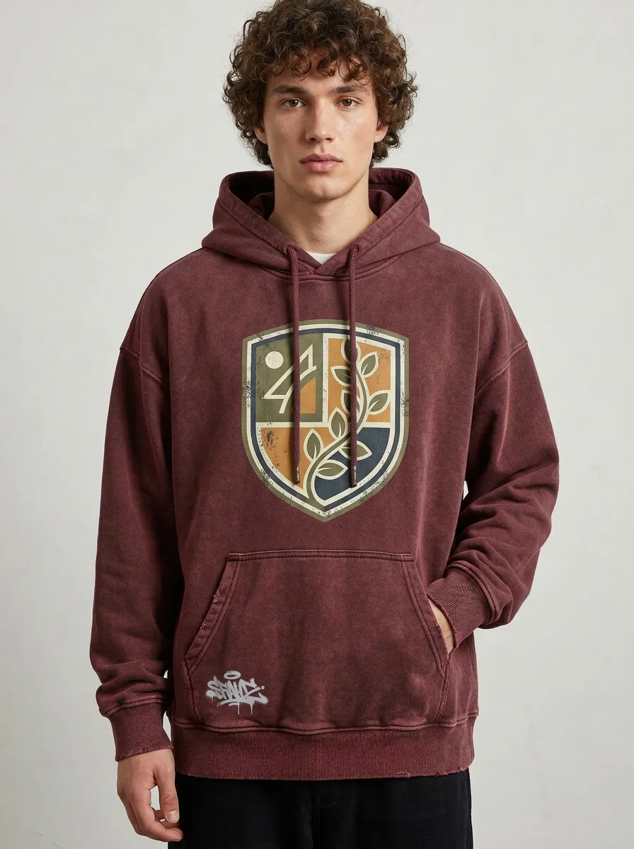 Unisex A1 Shield Nature Emblem Hoodie
