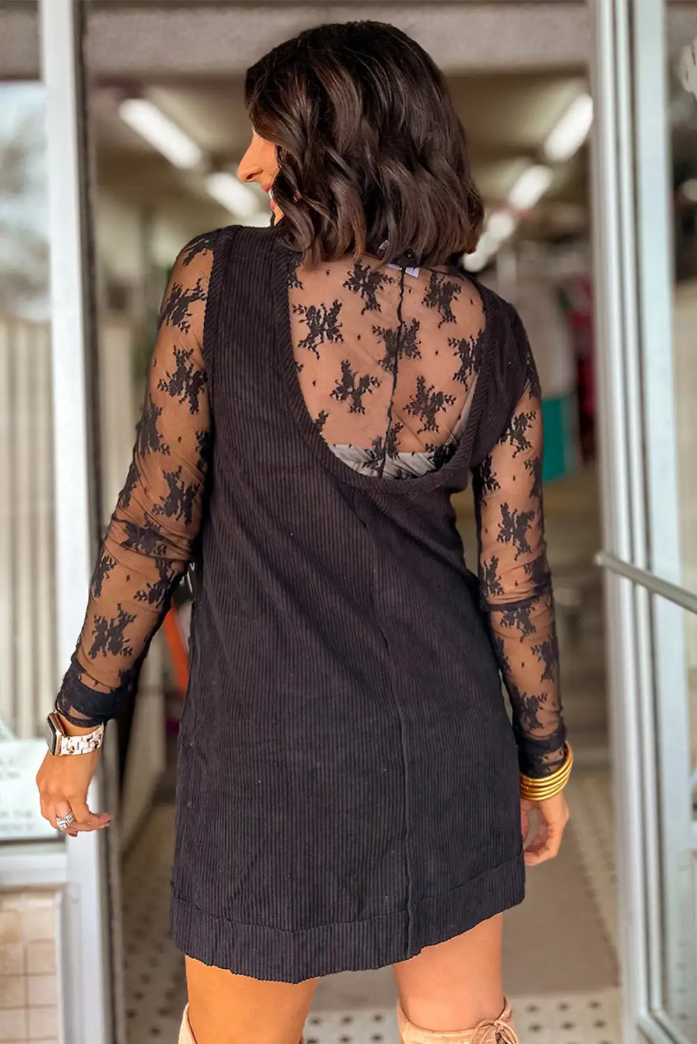 Daytime Pocket Detail Mini Dress