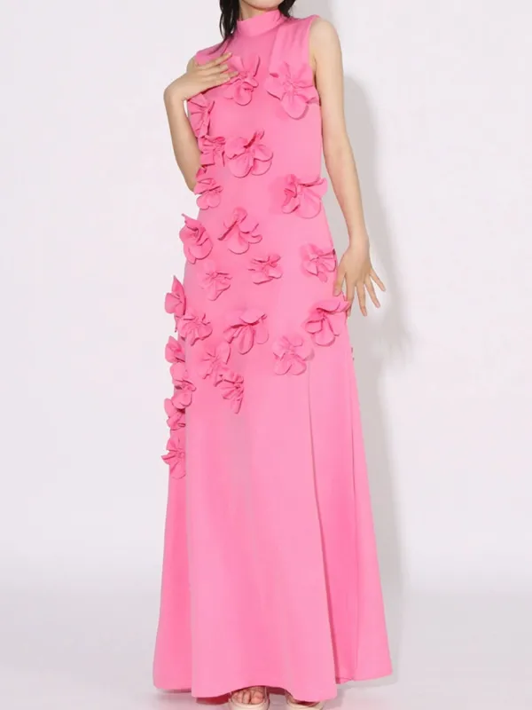 Floral Sleeveless Maxi Dress