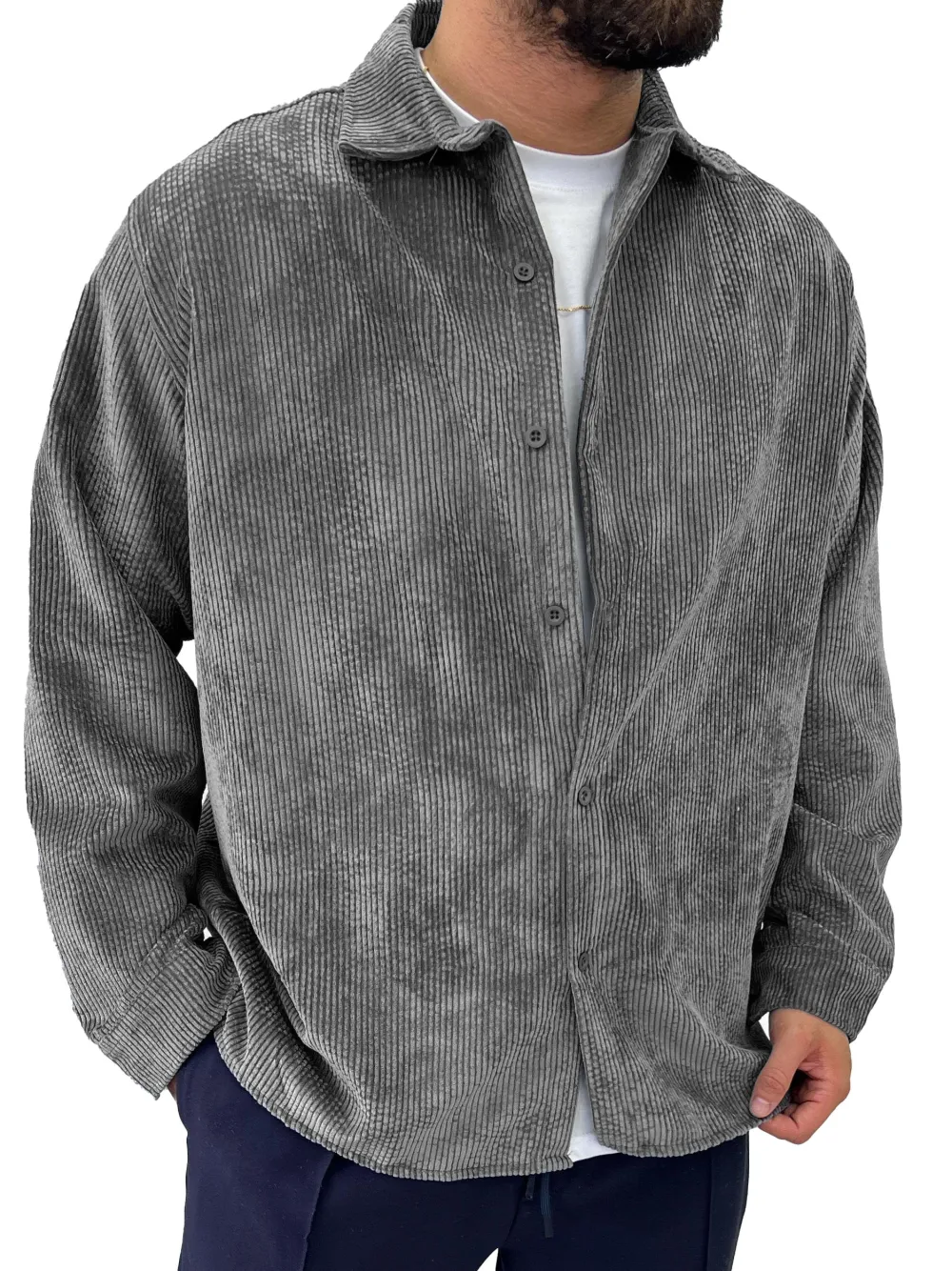 Modern Corduroy Long Sleeve Shirt