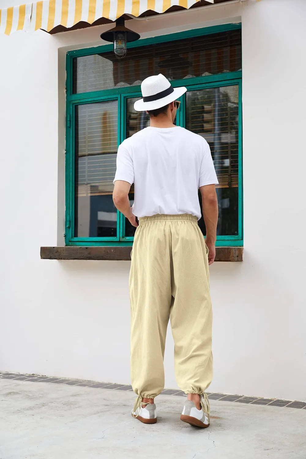 Refined Drawstring Waist Pants