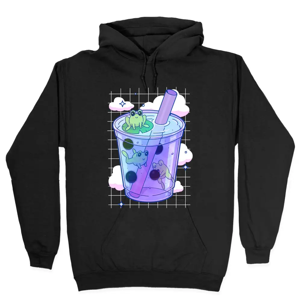 Laidback Boba Frog Pullover Hoodie