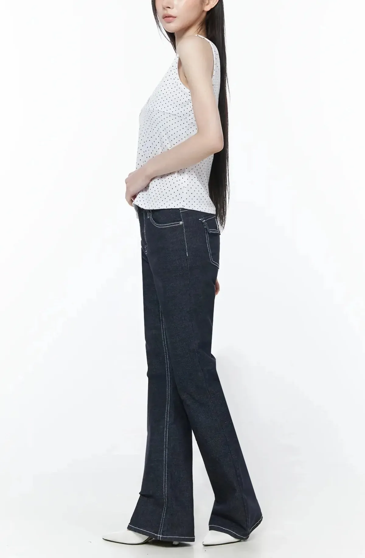 Regular-Fit No-Fade Bootcut Flared Jeans