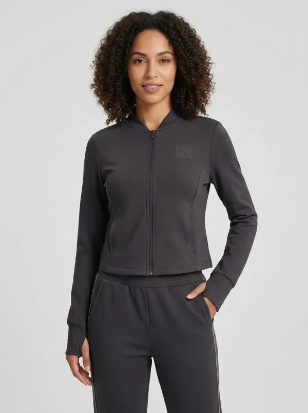 Women's Casual Sporty Blue Graphic Tracksuit Set
