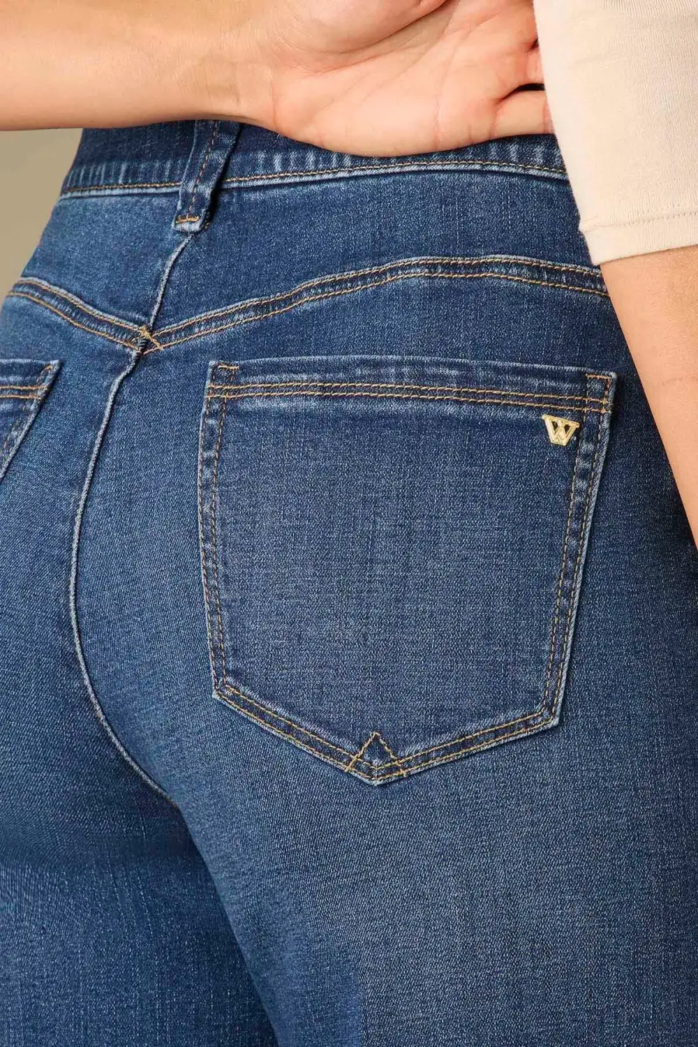 High Rise Sam Wide Leg Jeans