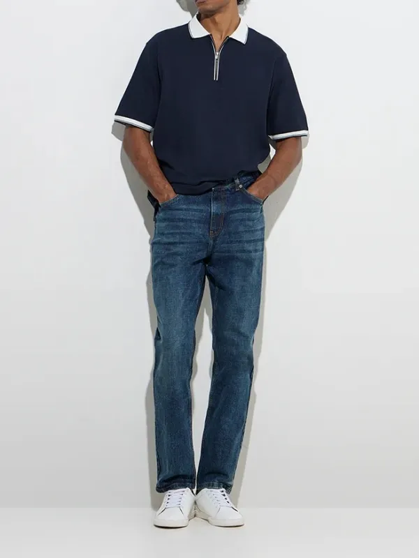 Casual Style Loose Polo T-Shirt