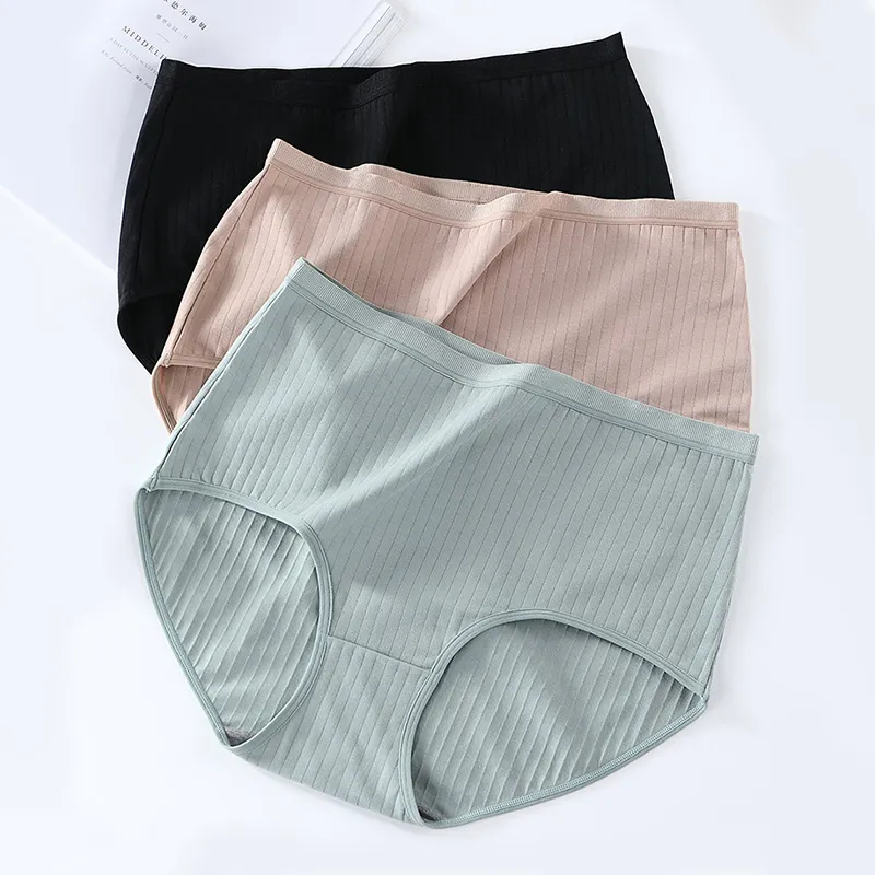 2026 Plus Size High Waist Leak Proof Cotton Panties