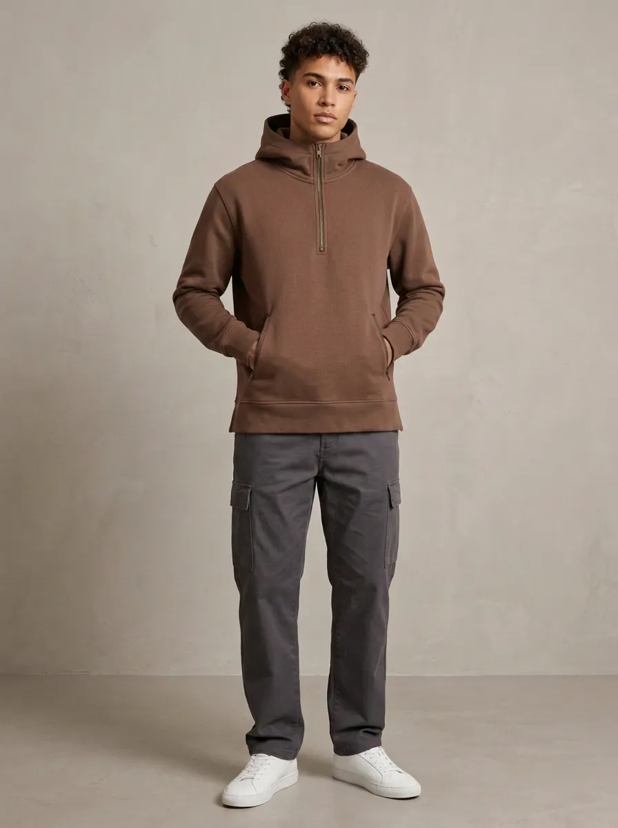 Simple Layer Unisex Casual Hoodie