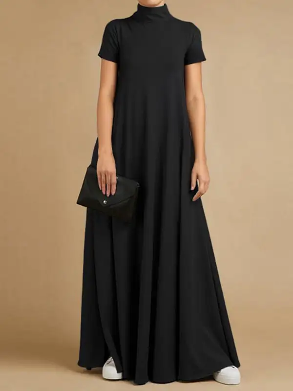Loose Sleeve Maxi Dress