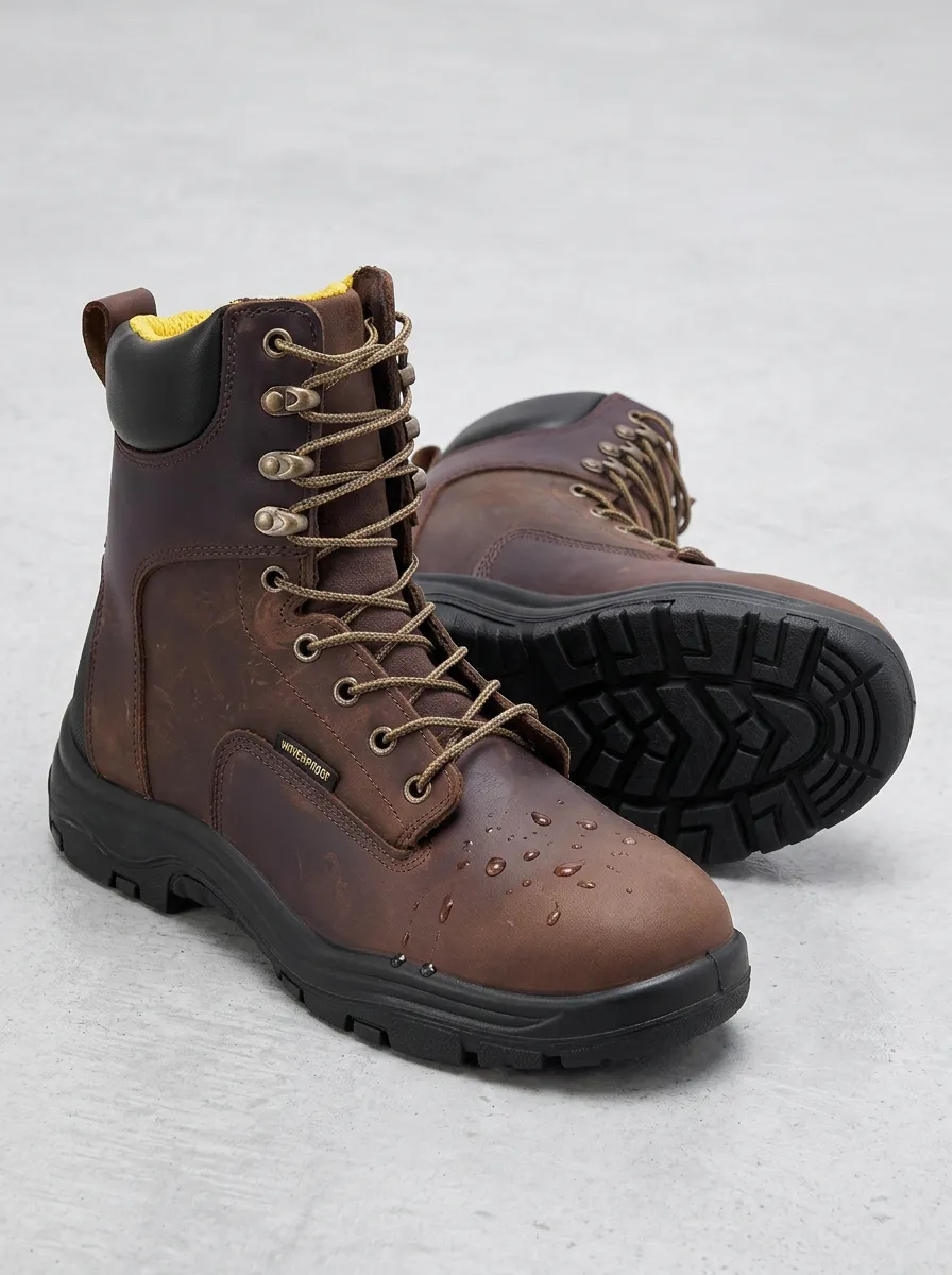 Clean-Look Outdoor Everyday Look Men' Waterproof Work Boots