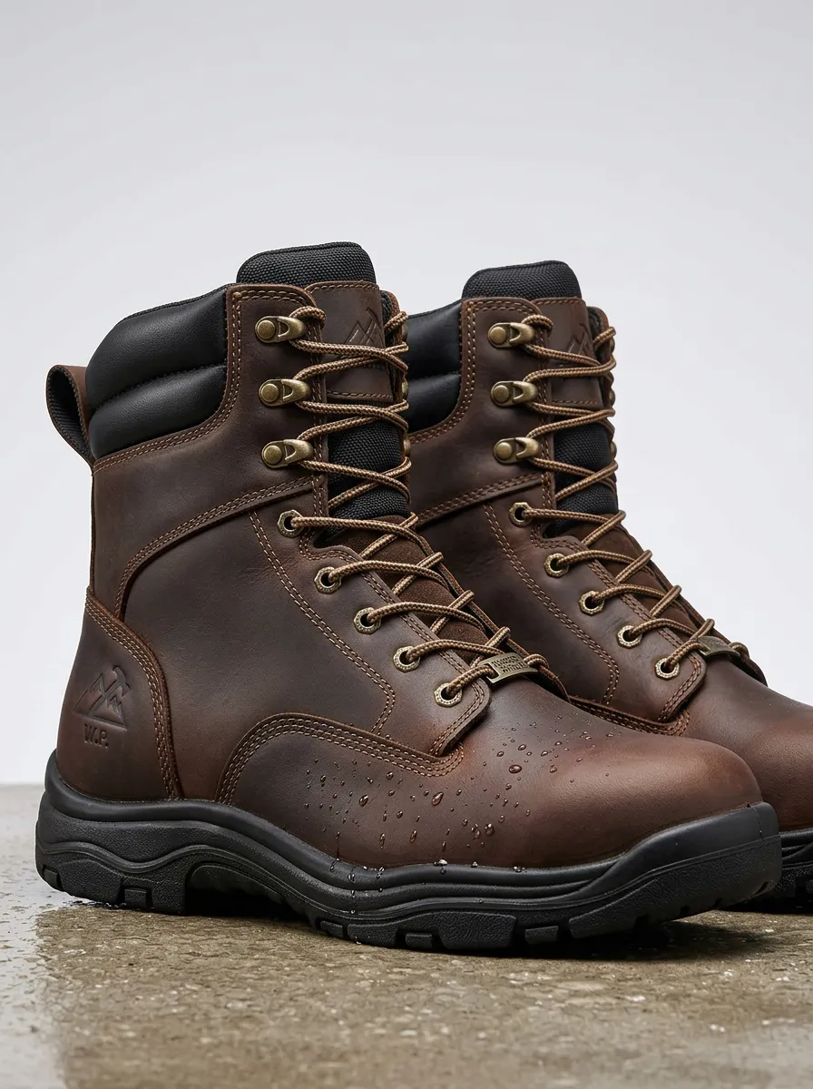 Easy-Fit Outdoor Comfort Men' Waterproof Work Boots