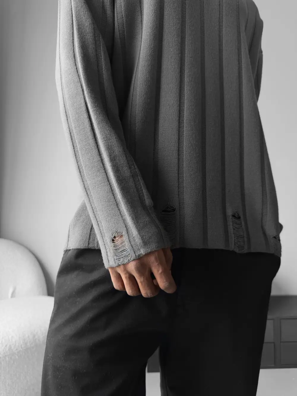 Contour Knit Sweater