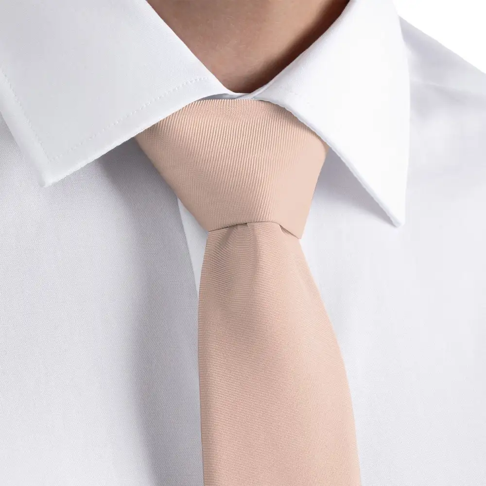 Artful Solid Texture Necktie