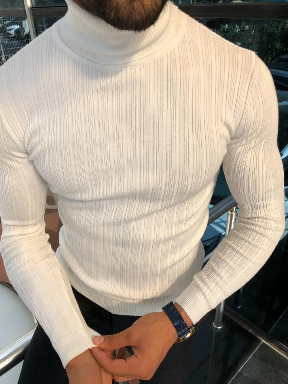 Heritage Slim Fit Knit Turtleneck Sweater