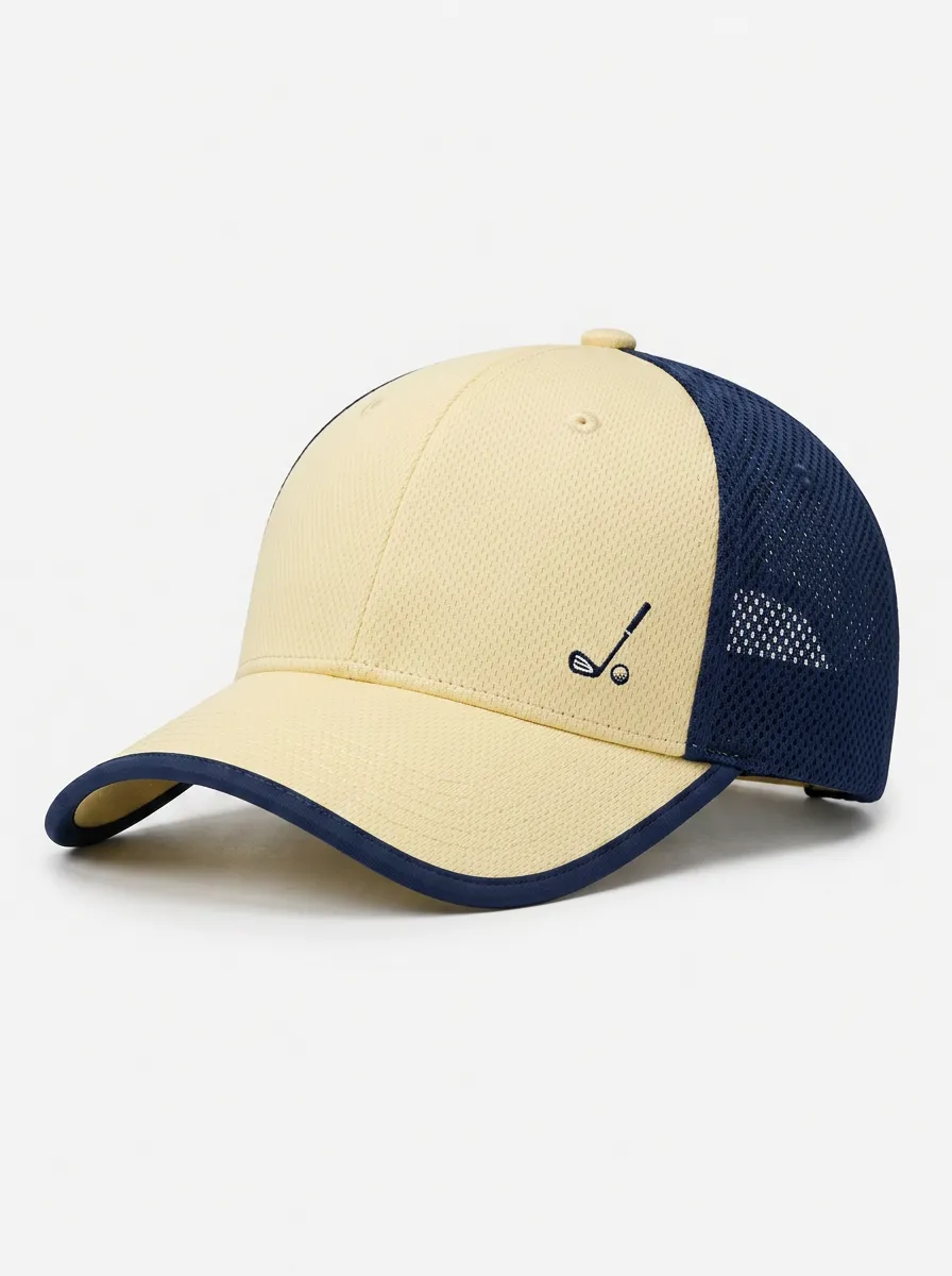 Unisex Golf Lover Golf Club Printed Mesh Cap
