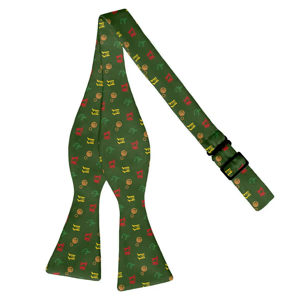 Lawn Games with Friends Pattern Bow Tie