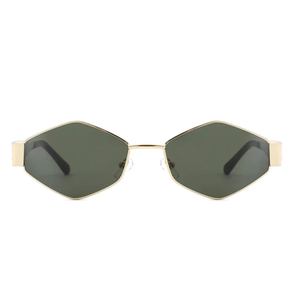 Geometric Diamond Hexagon Sunglasses