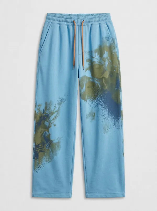 Unisex Splattered Ink Street Sweatpants