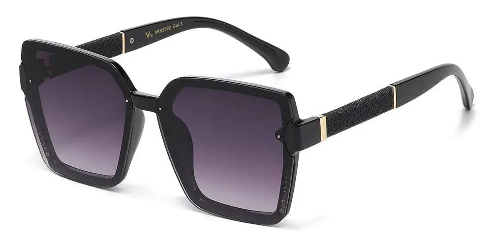 Refined Rhinestone Detail Butterfly Sunglasses